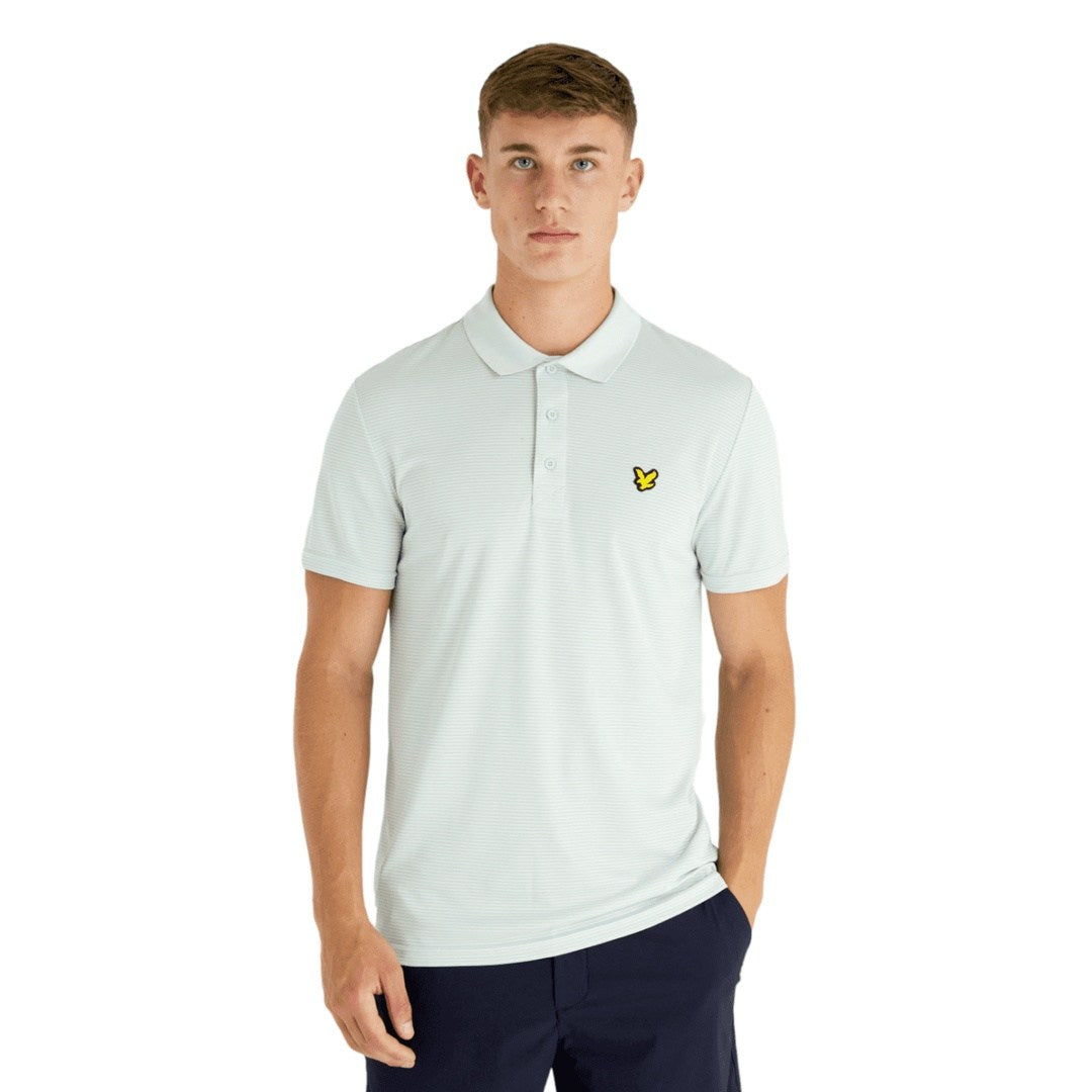 Lyle & Scott Microstripe Golf Polo Shirt SP1464GC