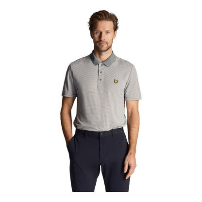 Lyle & Scott Microstripe Golf Polo Shirt SP1464GC