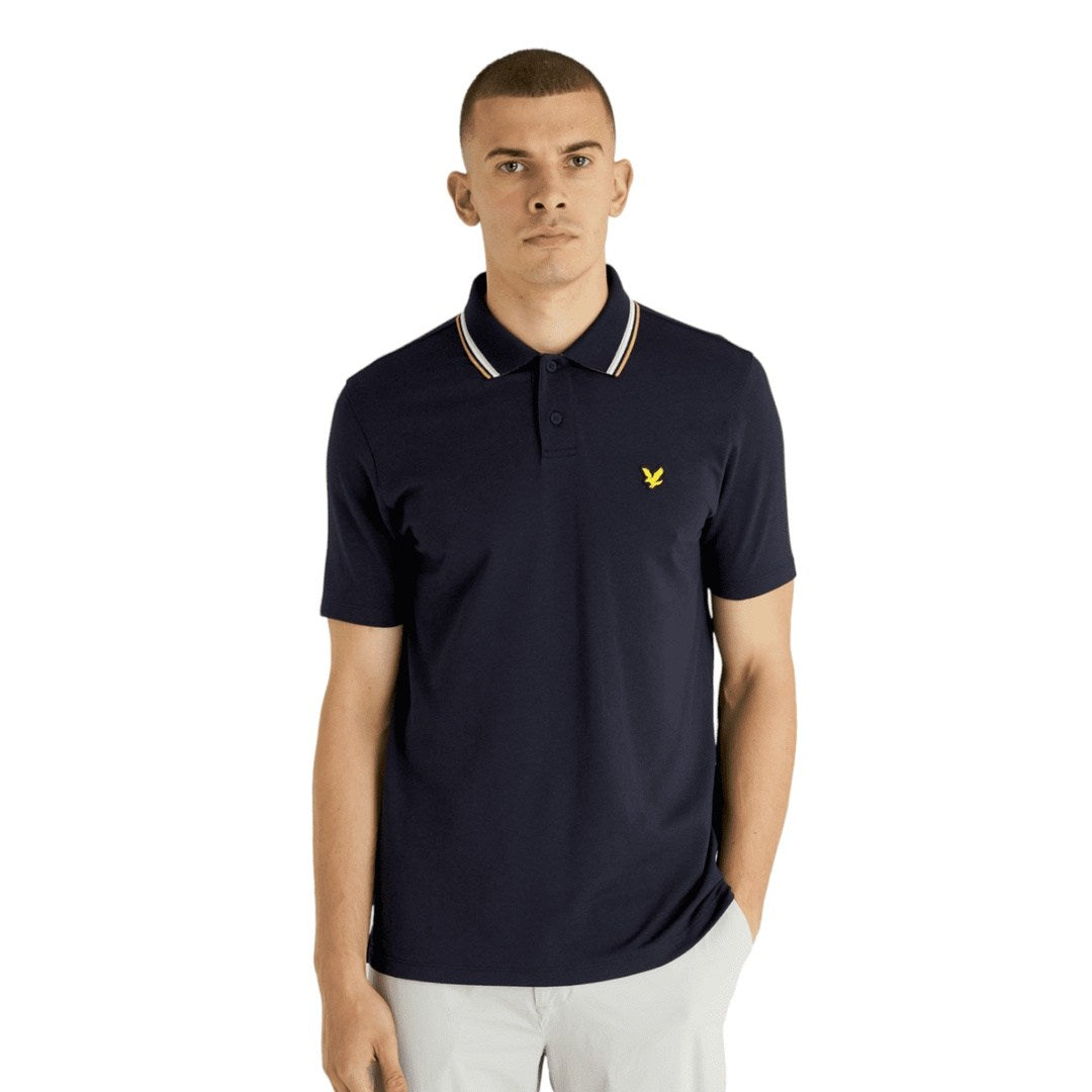 Lyle & Scott Team Tipped Golf Polo Shirt SP1963G