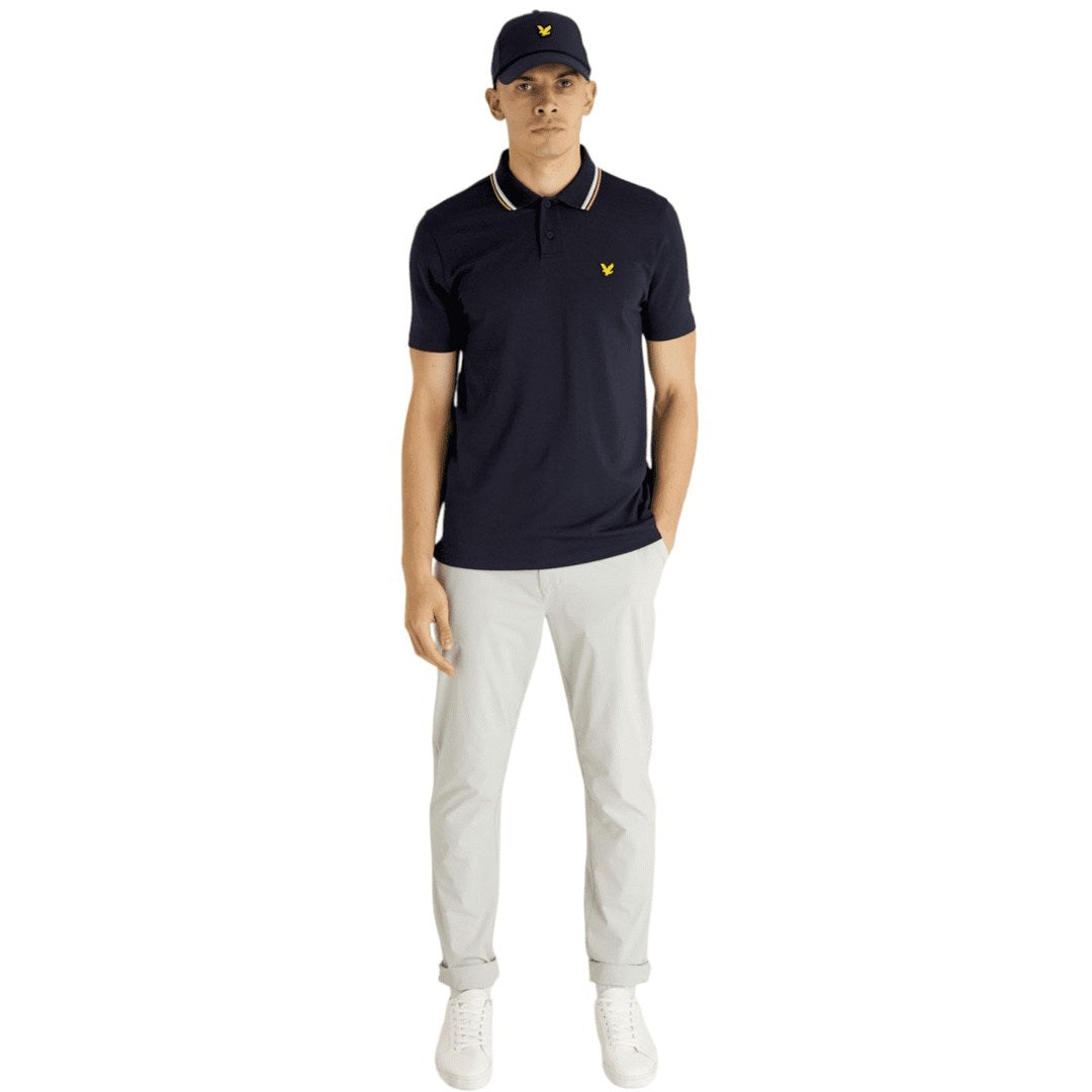 Lyle & Scott Team Tipped Golf Polo Shirt SP1963G