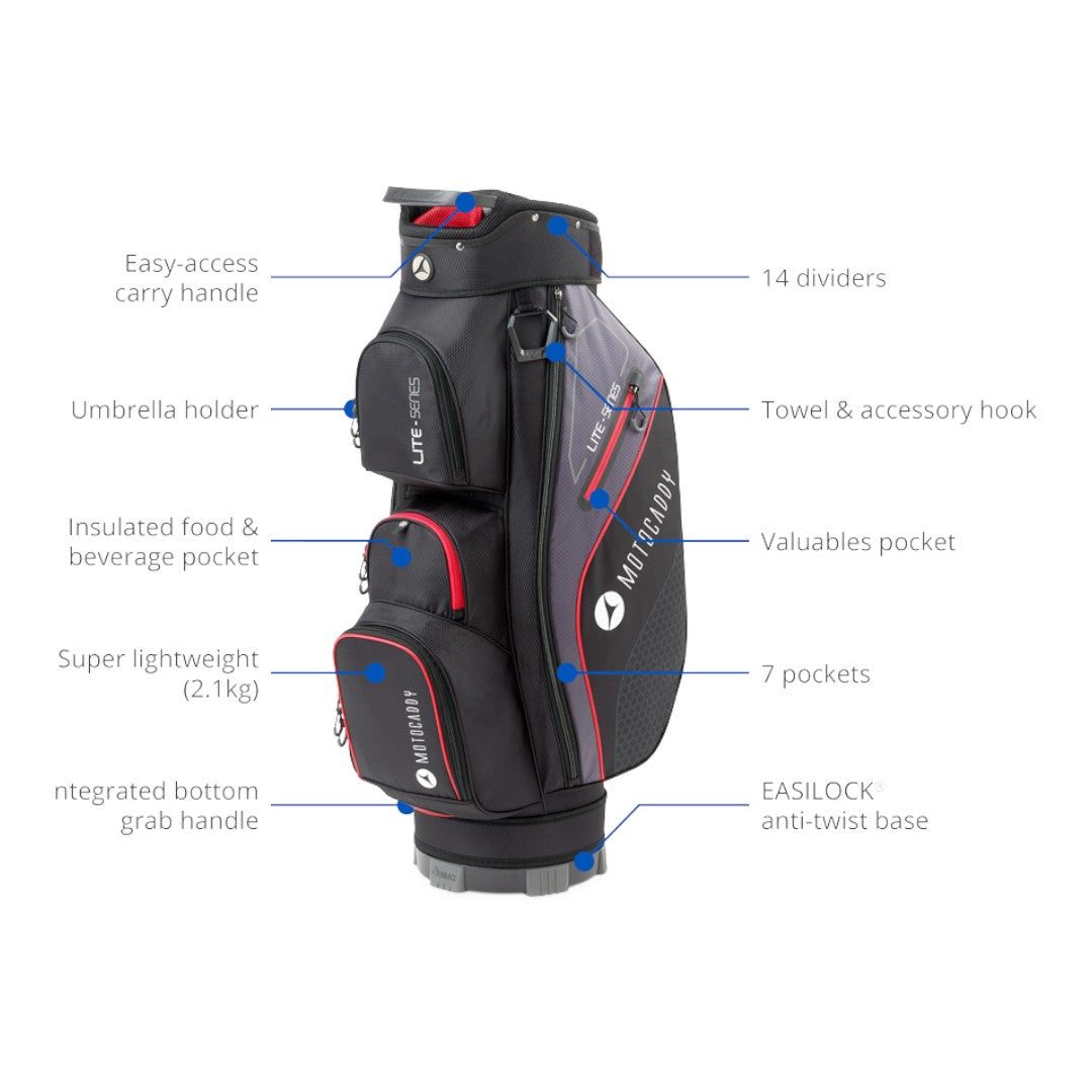 Motocaddy 2024 Lite Series Golf Cart Bag