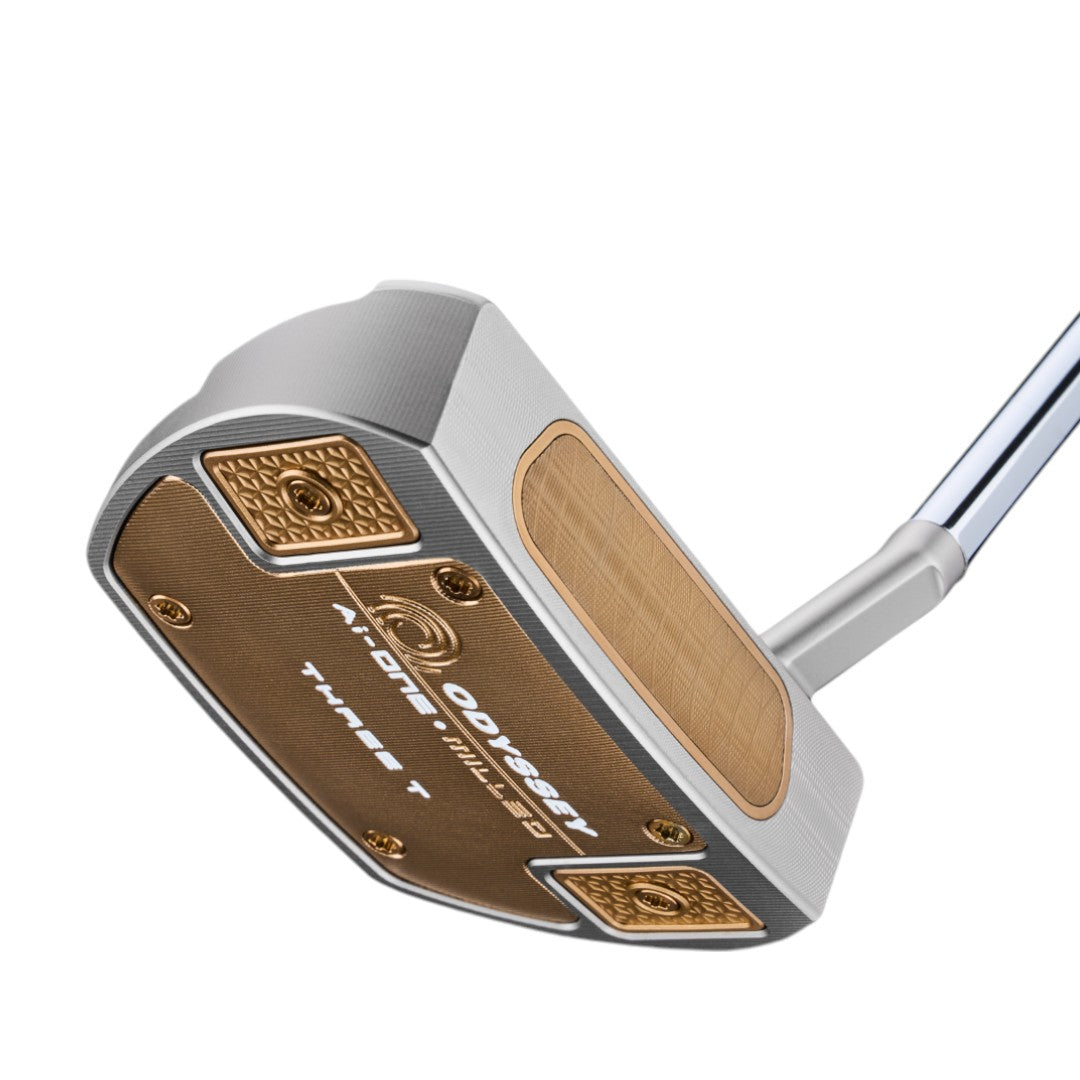 Odyssey Ai-ONE Milled LE Silver Golf Putter | Three T