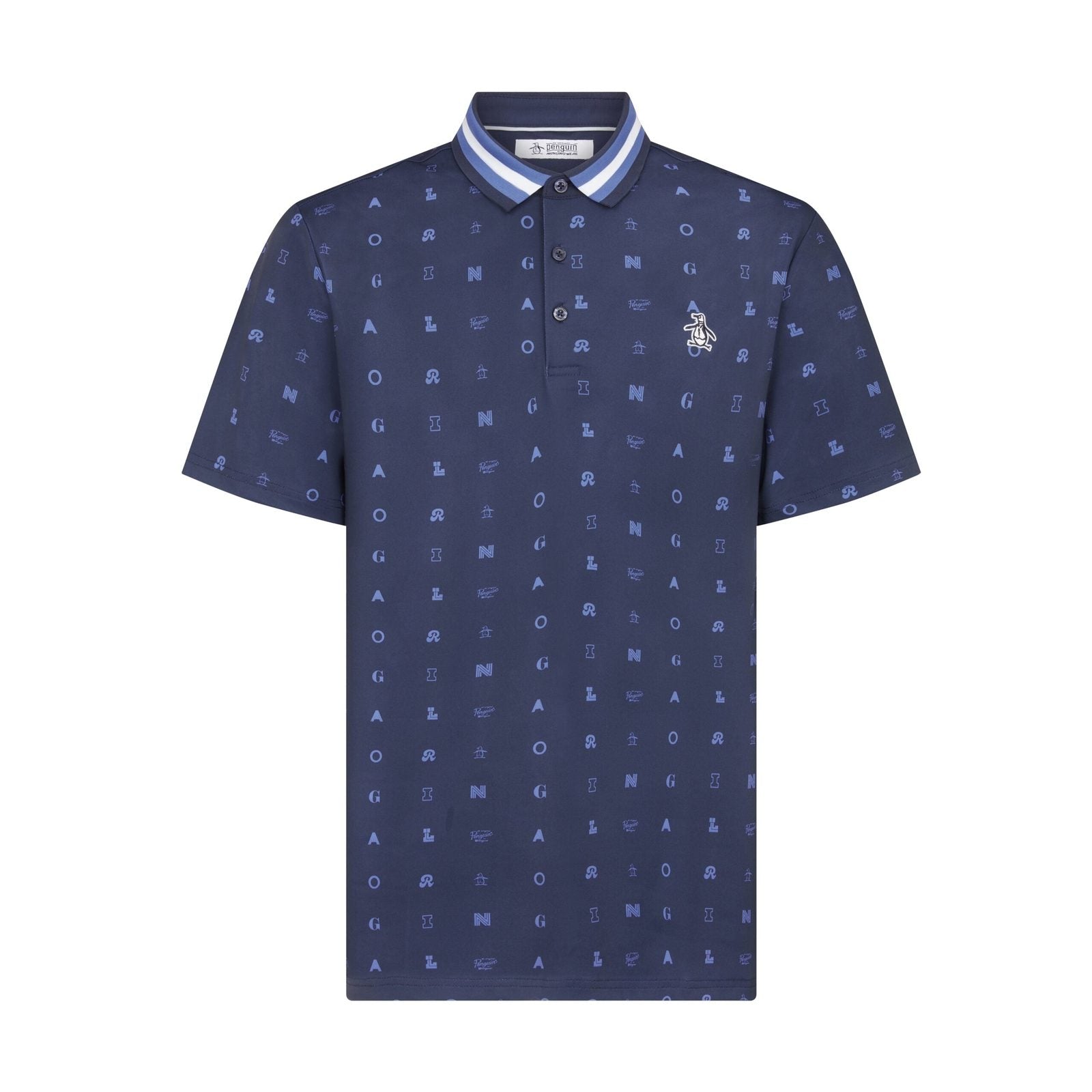 Original Penguin All-Over Pete Print Golf Polo OGKFE014