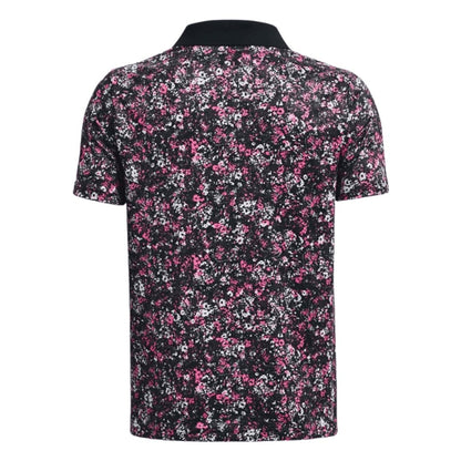 Junior Under Armour Performance Floral Speckle Golf Polo Shirt 1377348