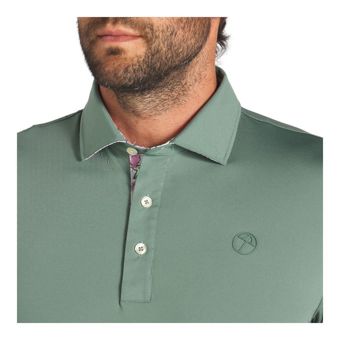 Puma Arnold Palmer Floral Trim Golf Polo Shirt 625937