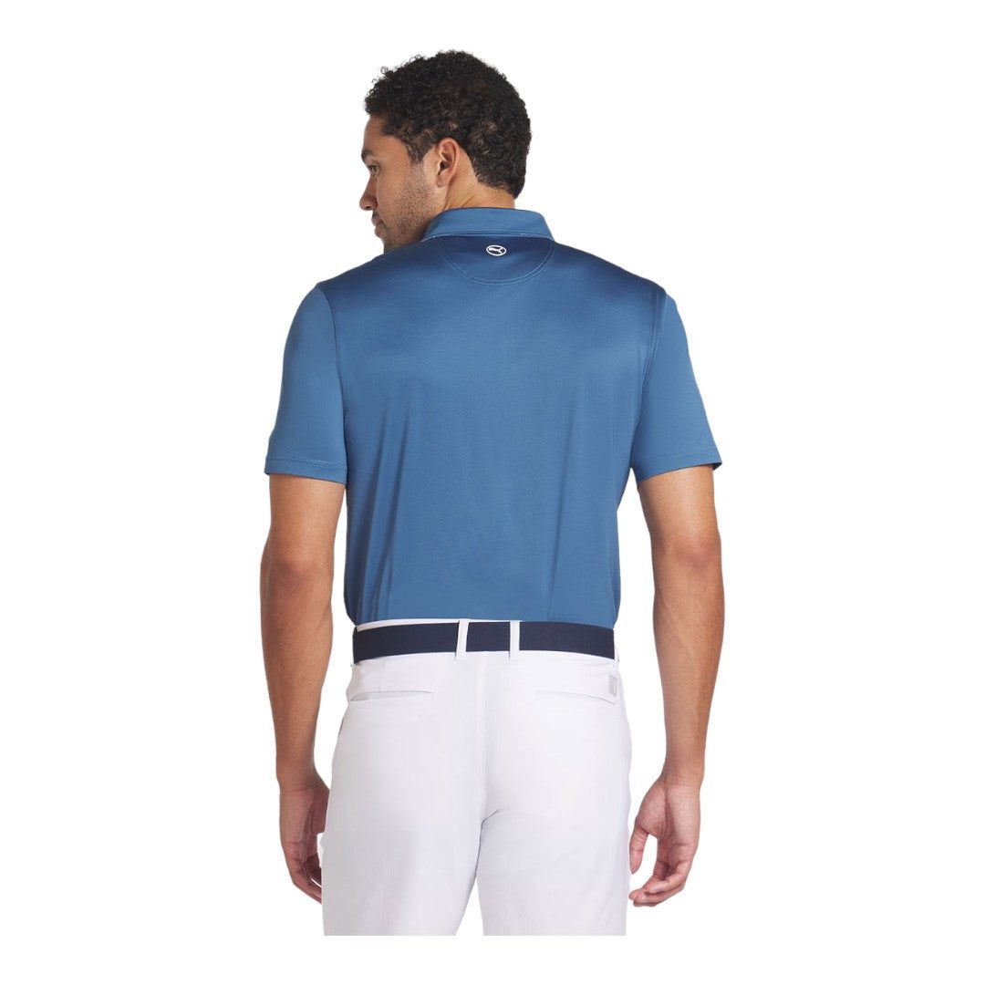 Puma Fair Isle Trim Golf Polo Shirt 627640