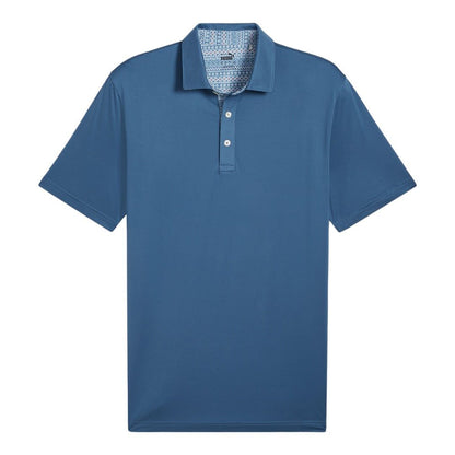 Puma Fair Isle Trim Golf Polo Shirt 627640