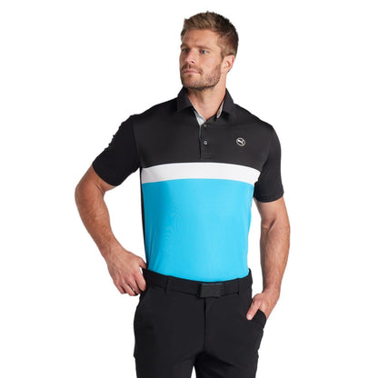 Puma Pure Colourblock Golf Polo Shirt 624979