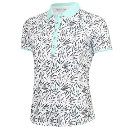 Green Lamb Ladies Naomi Printed Golf Polo Shirt SG24012