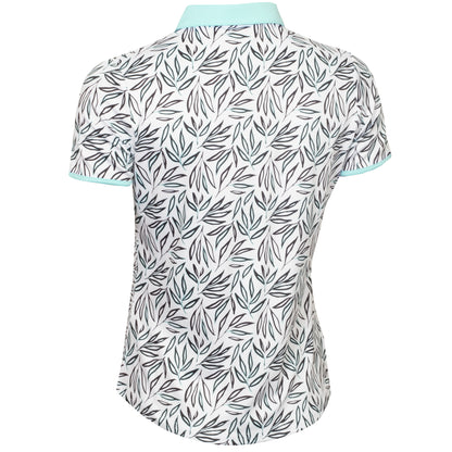 Green Lamb Ladies Naomi Printed Golf Polo Shirt SG24012