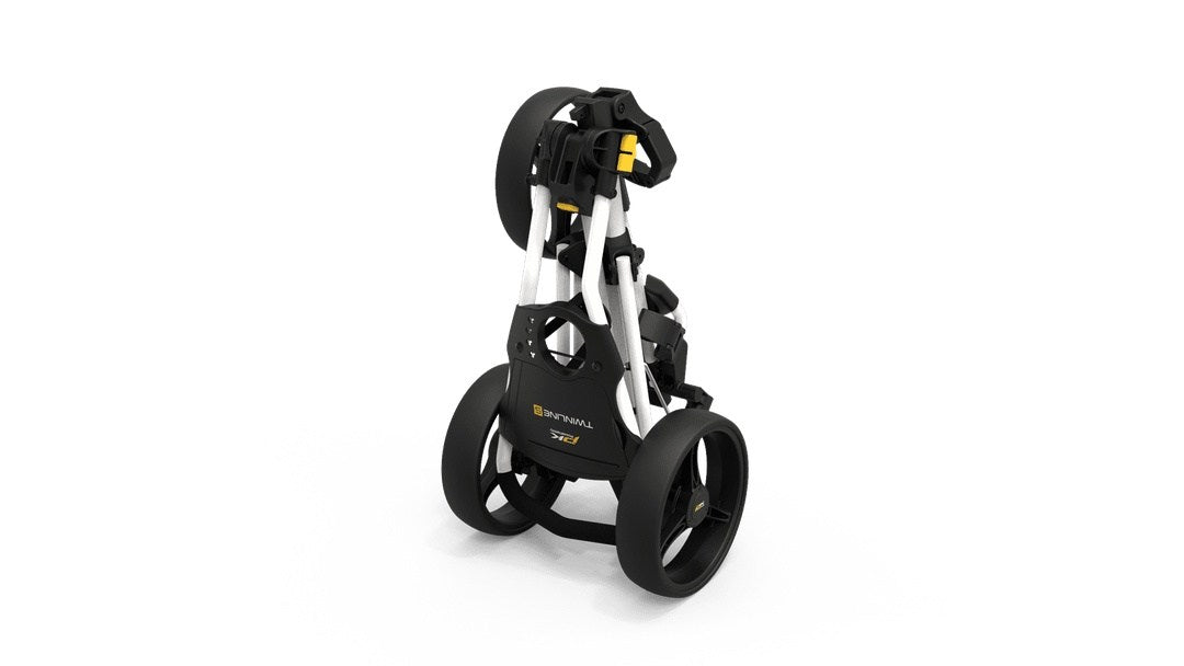 Powakaddy Twinline 5 Push Golf Trolley | Polar White