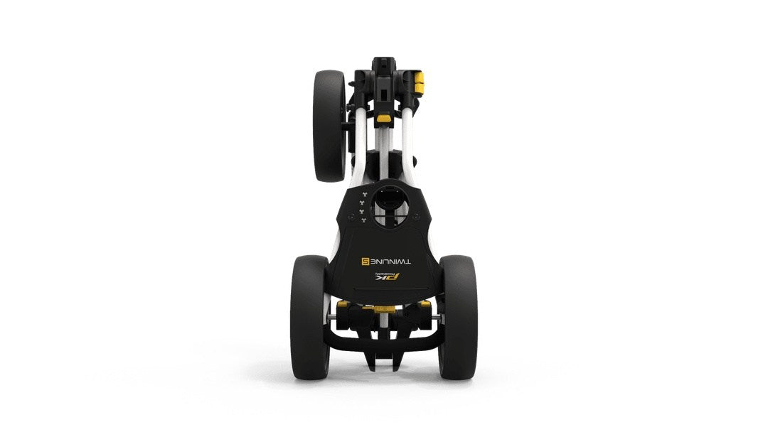 Powakaddy Twinline 5 Push Golf Trolley | Polar White