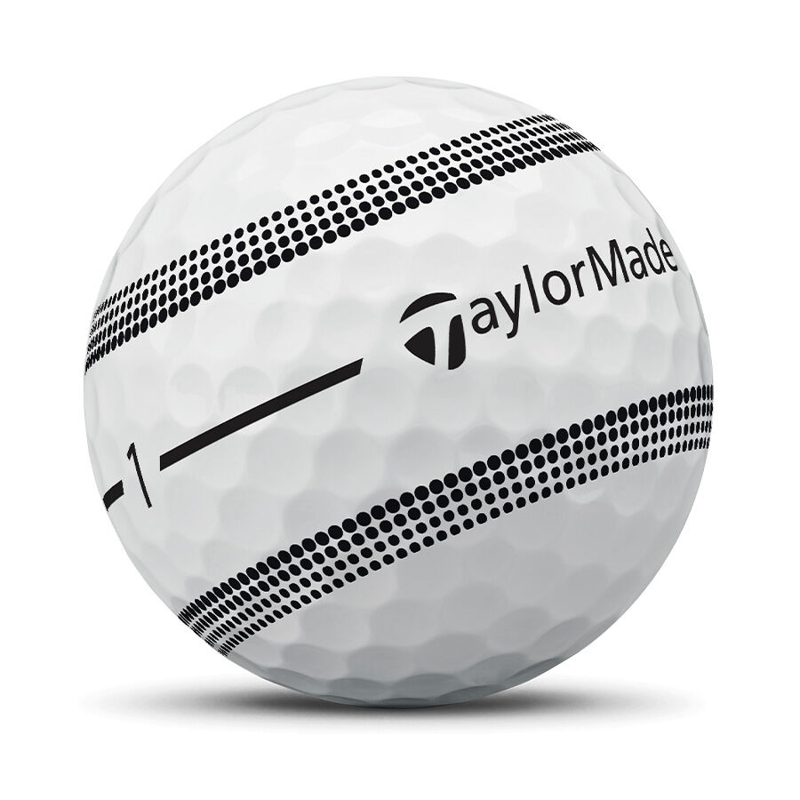 TaylorMade 2024 TP5x Stripe Golf Balls | White