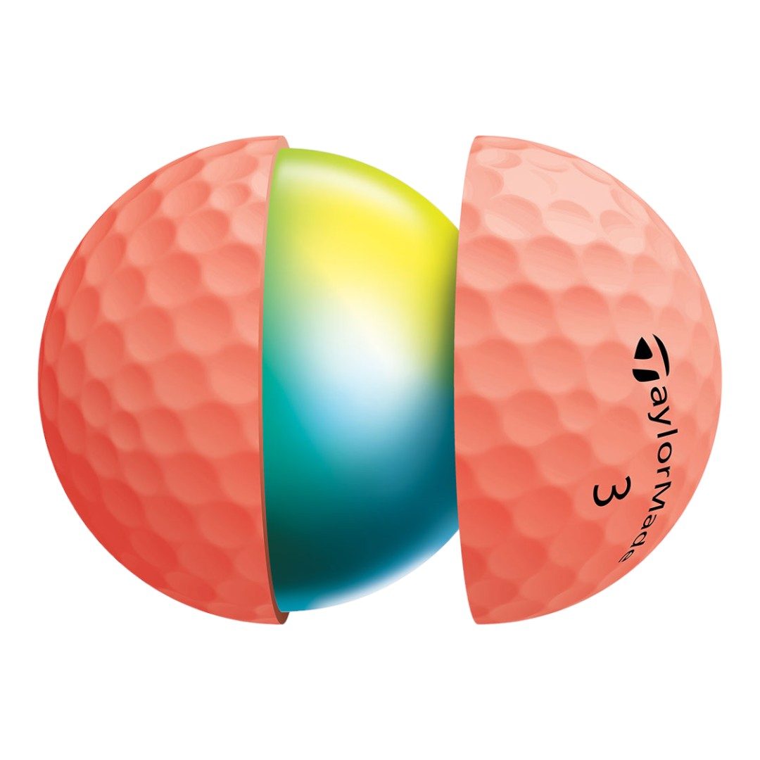 TaylorMade Ladies Kalea Golf Balls | Peach