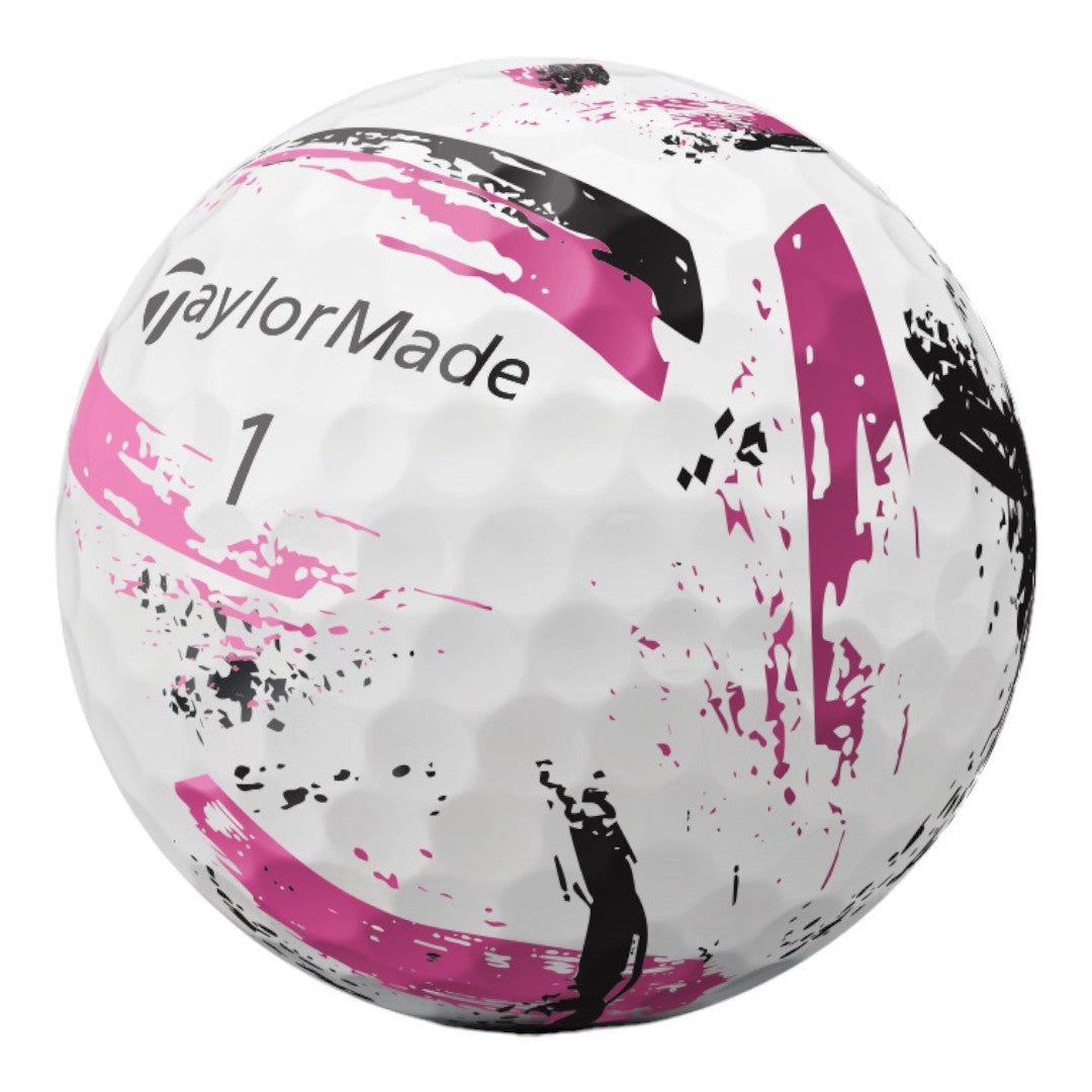 TaylorMade Speed Soft Ink Golf Balls | Pink