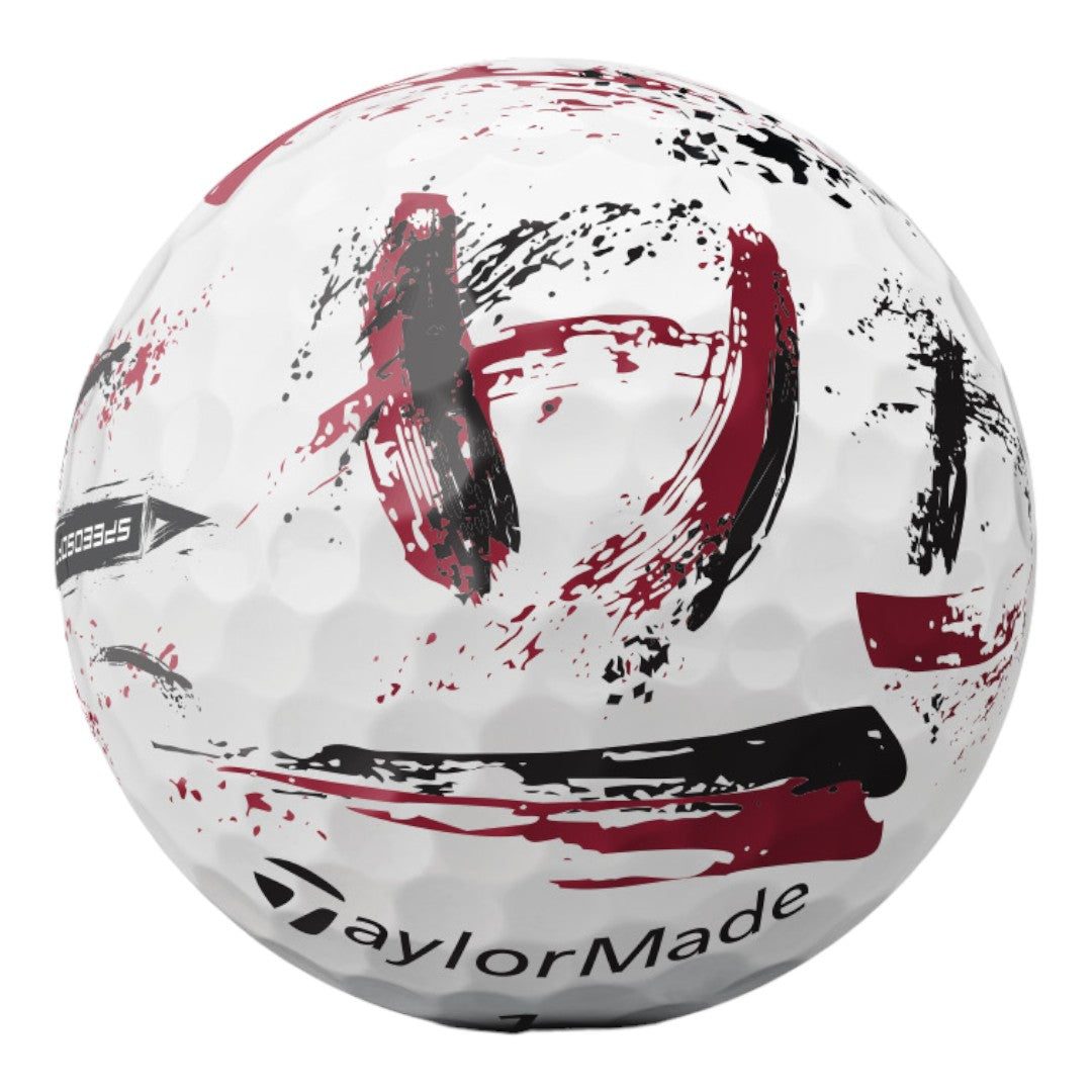 TaylorMade Speed Soft Ink Golf Balls | Red