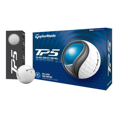 TaylorMade TP5 Golf Balls | White