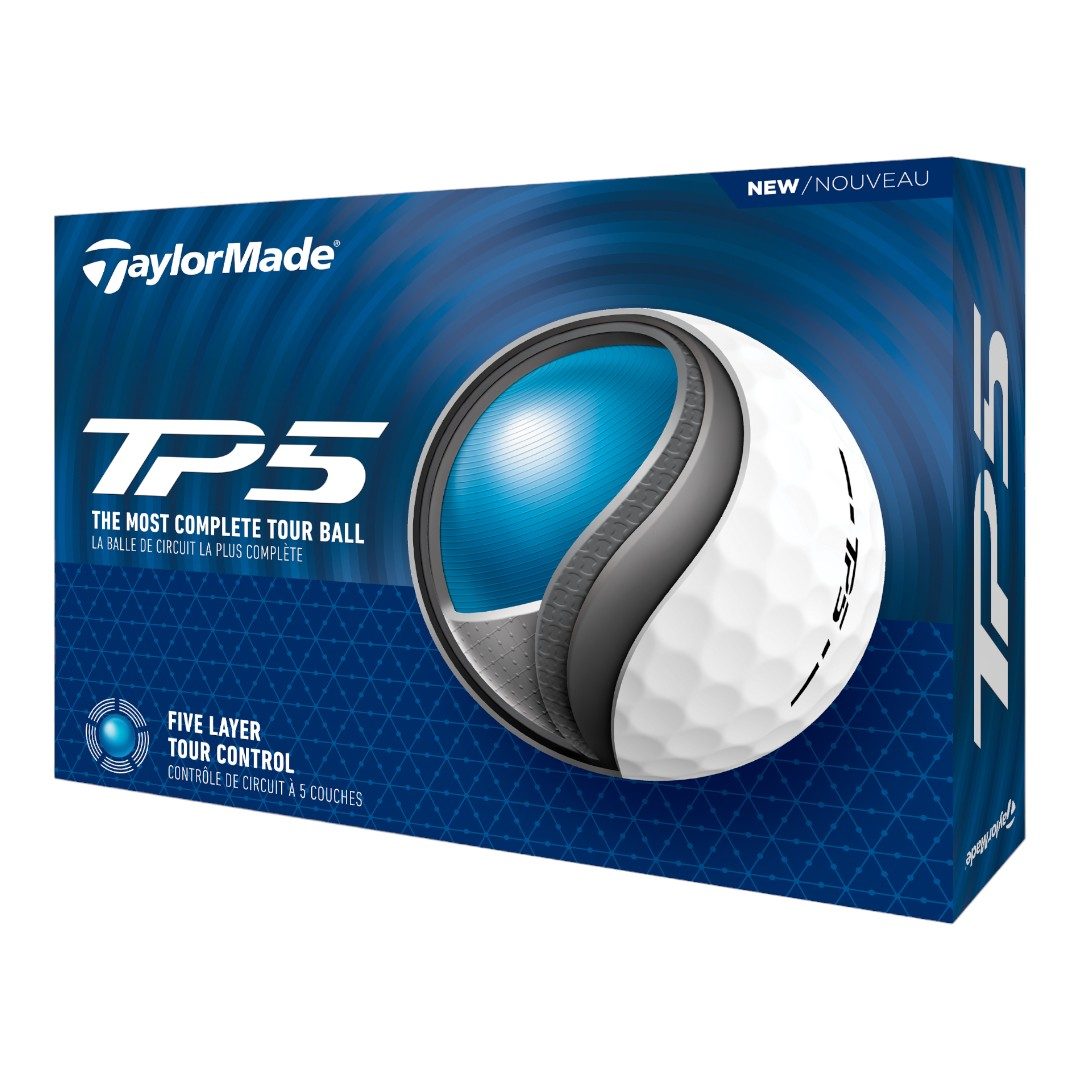 TaylorMade TP5 Golf Balls | White