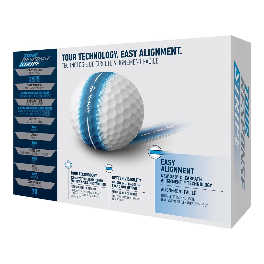 Taylormade Tour Response Stripe Golf Balls | 4 FOR 3