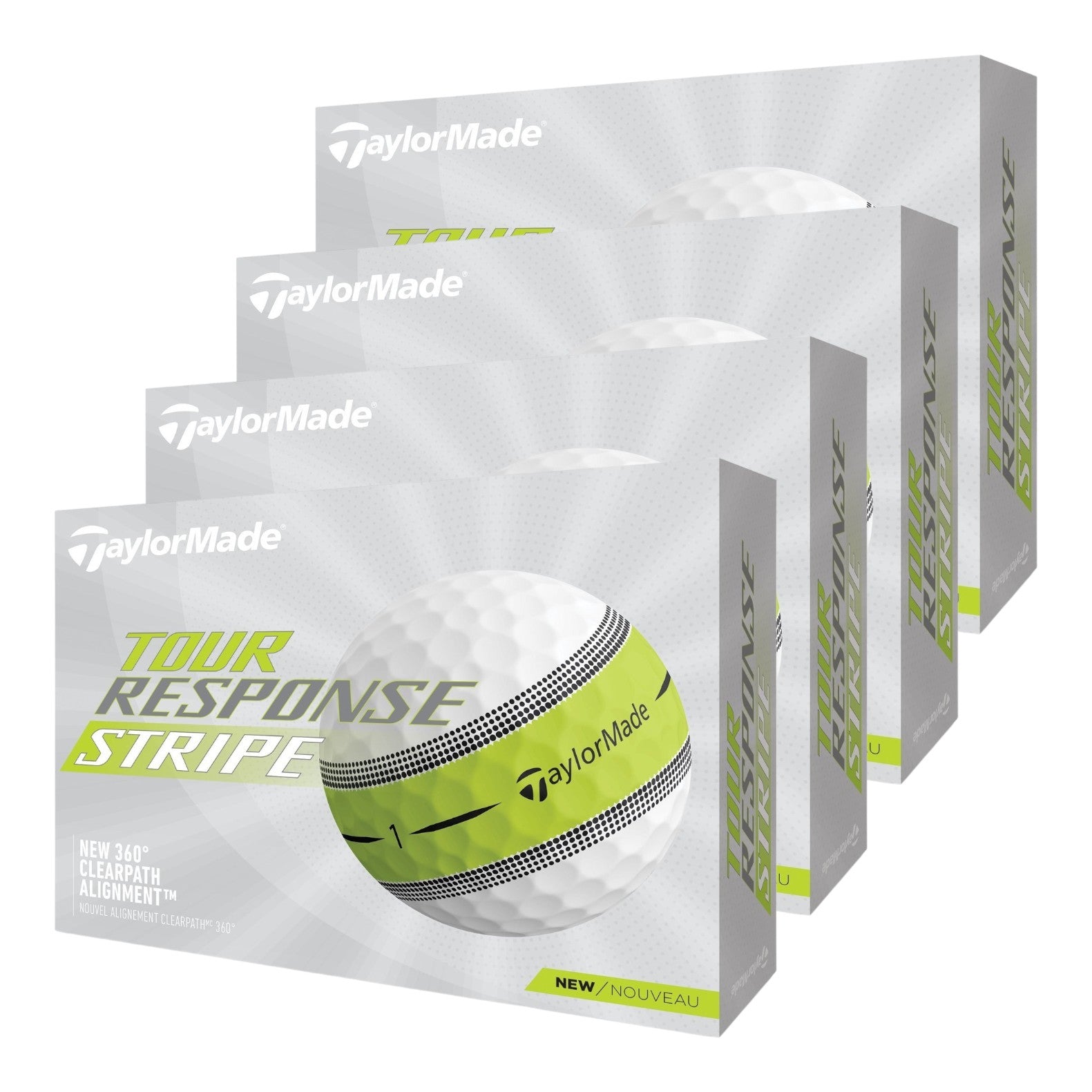 Taylormade Tour Response Stripe Golf Balls | 4 FOR 3