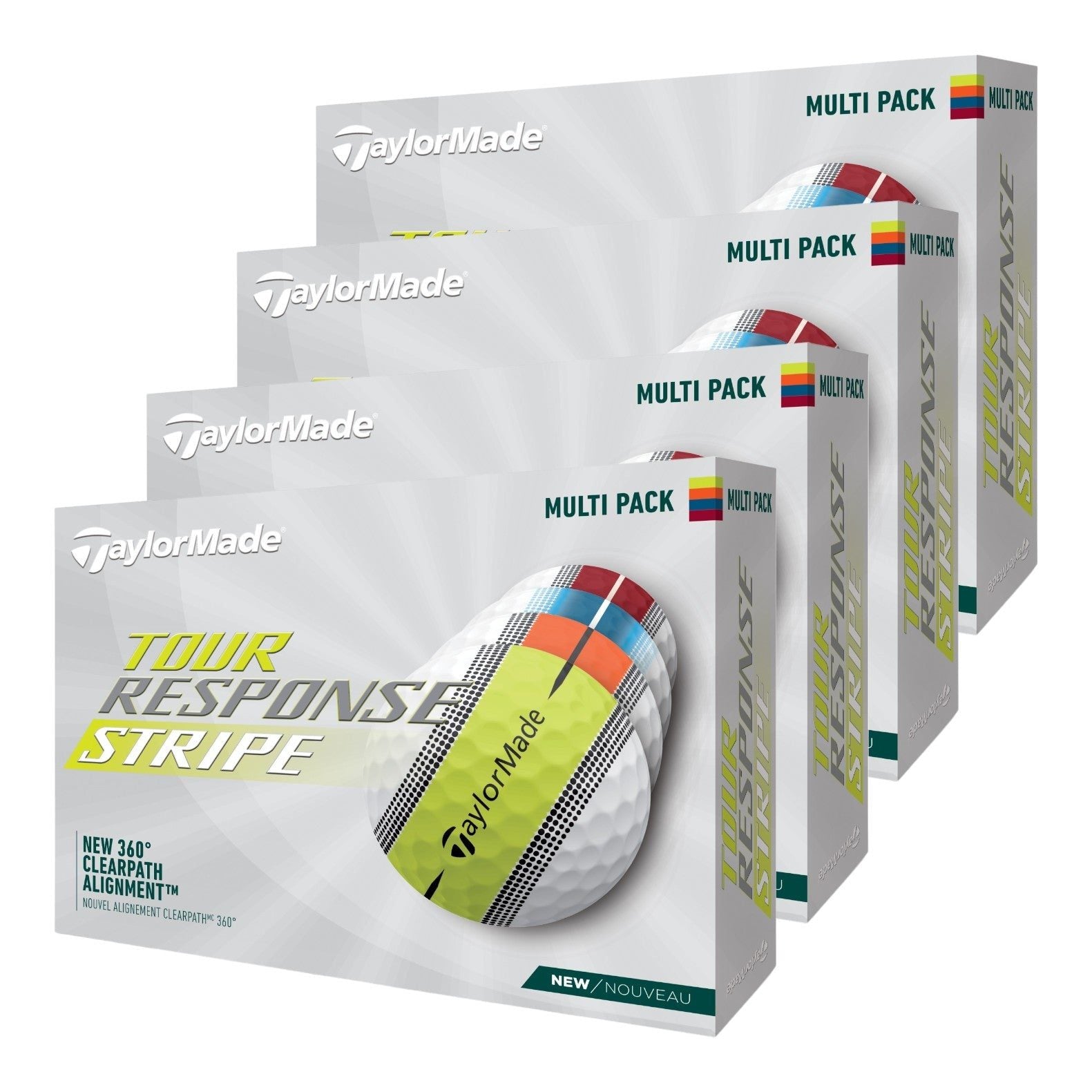 Taylormade Tour Response Stripe Golf Balls | 4 FOR 3