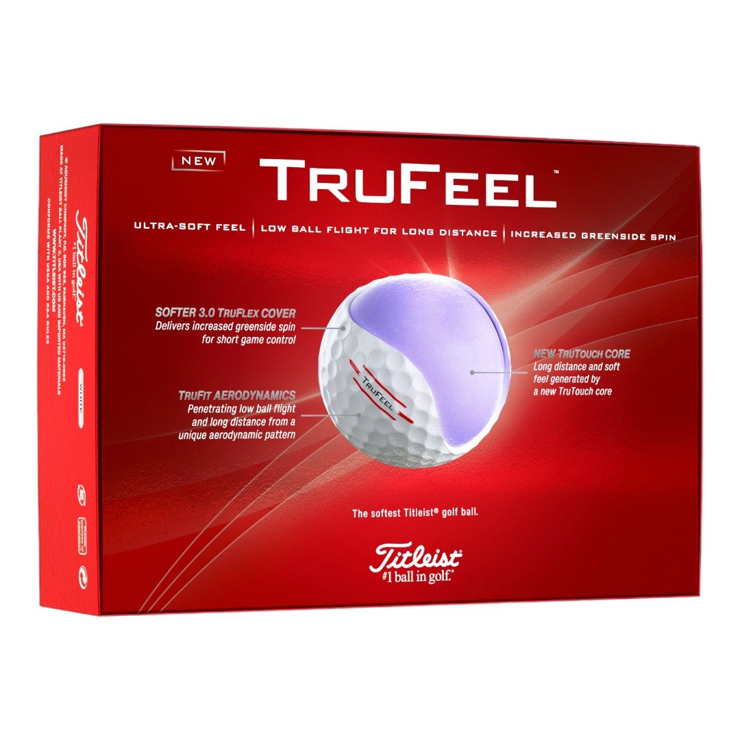 Titleist 2024 TruFeel Golf Balls | White