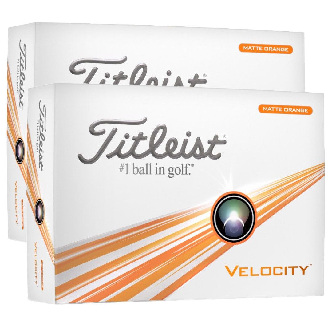 Titleist 2024 Velocity Orange Golf Balls | 2 Dozen Offer