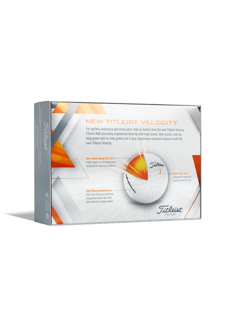 Titleist 2023 Velocity Golf Balls | White