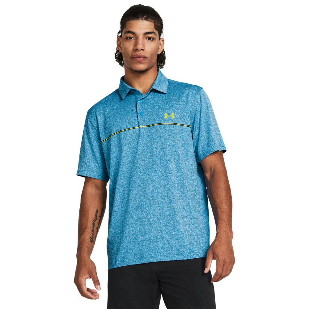 Under Armour Playoff 3.0 Slice Stripe Golf Polo 1378676