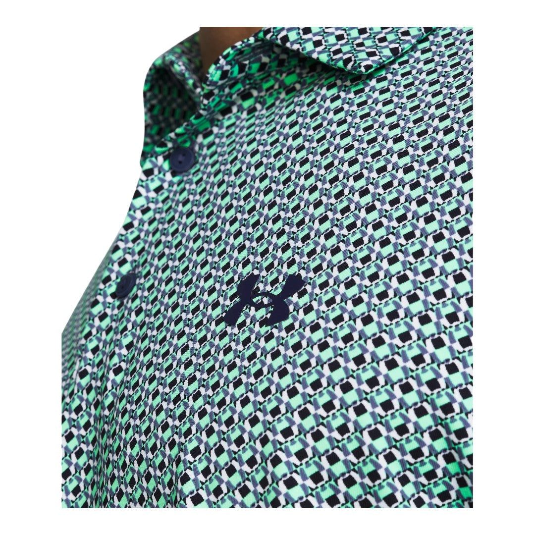 Under Armour Playoff Printed 3.0 Golf Polo Shirt 1378677