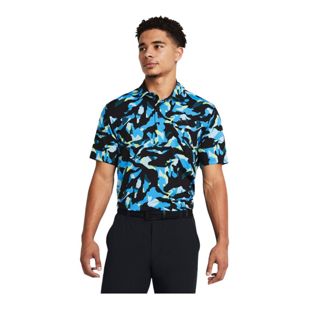 Under Armour Playoff Printed 3.0 Golf Polo Shirt 1378677