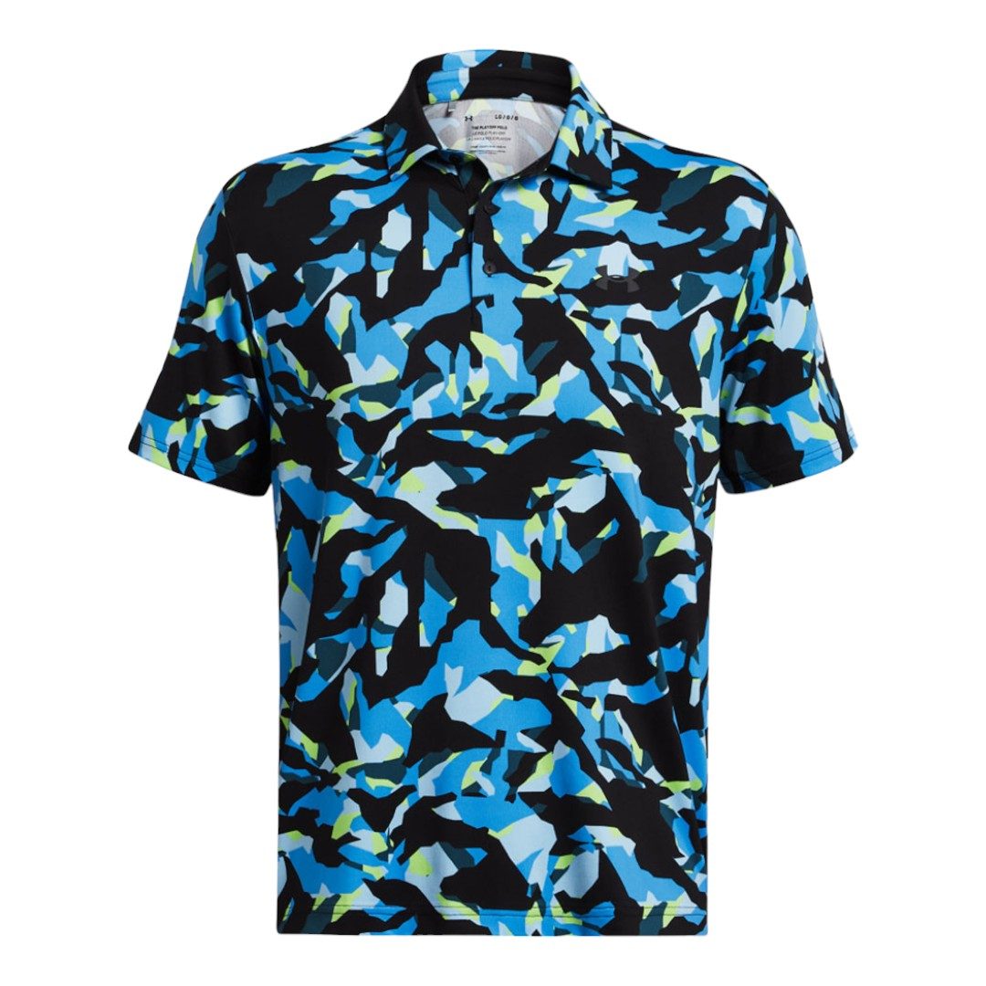 Under Armour Playoff Printed 3.0 Golf Polo Shirt 1378677