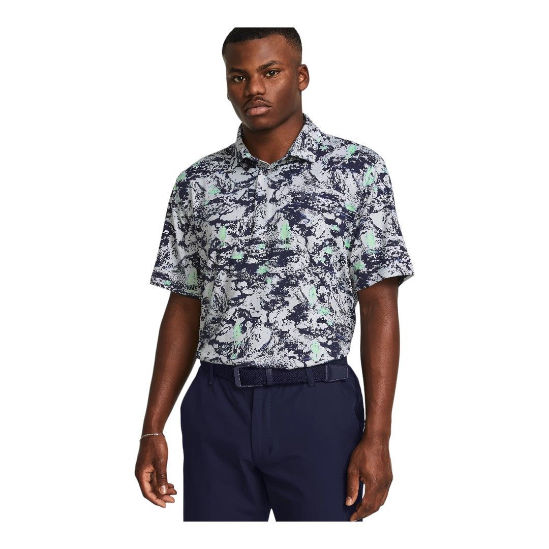 Under Armour Playoff Printed 3.0 Golf Polo Shirt 1378677