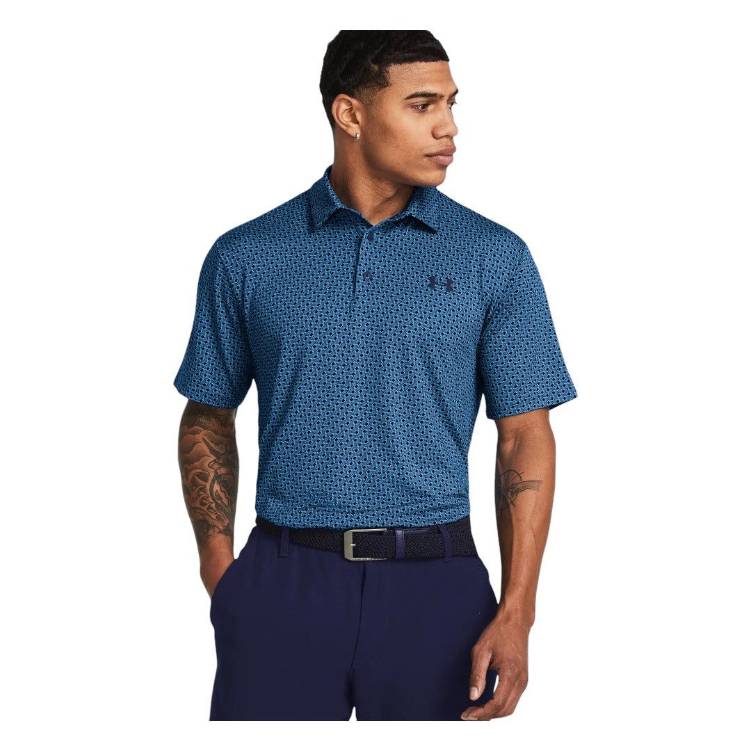 Under Armour Playoff Printed 3.0 Golf Polo Shirt 1378677