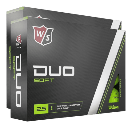 Wilson Duo Soft Golf Balls | Green | 2 Dozen