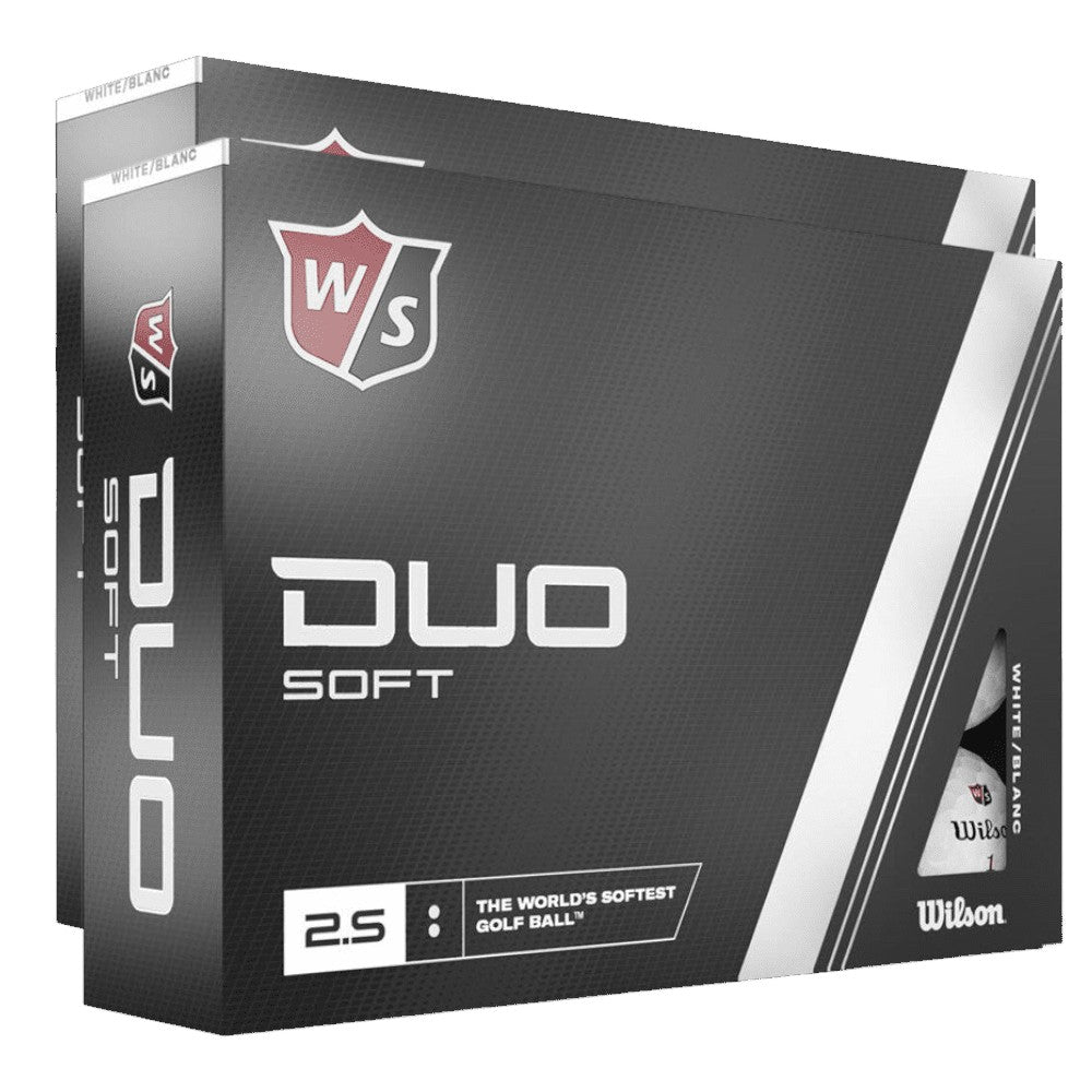 Wilson Duo Soft Golf Balls | White | 2 Dozen