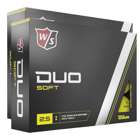 Wilson Duo Soft Golf Balls | Yellow |  2 Dozen