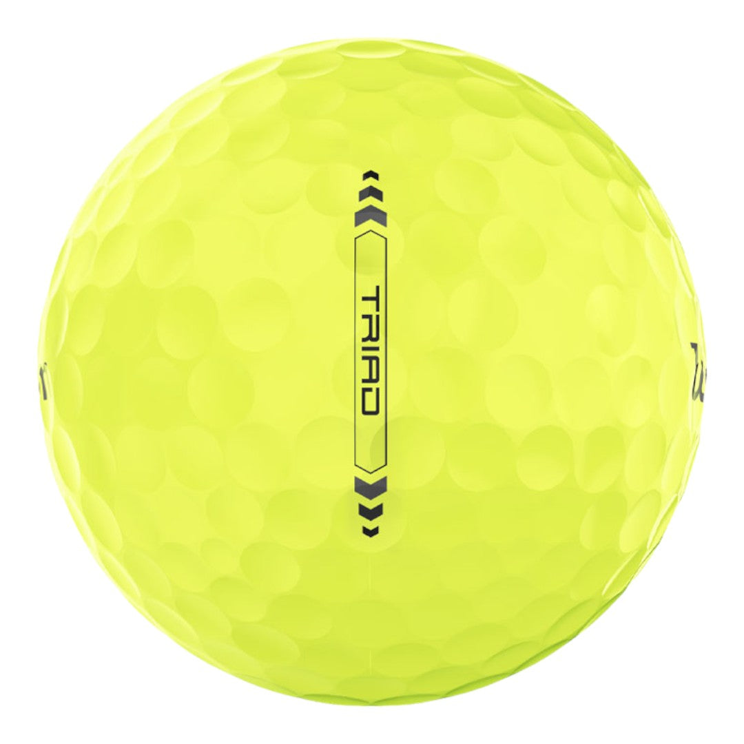 Wilson Staff Triad Golf Balls | Yellow