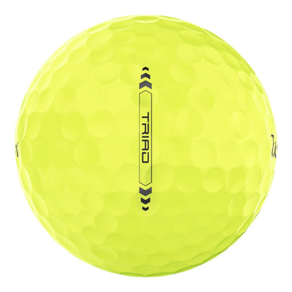 Wilson Staff Triad Golf Balls | Yellow