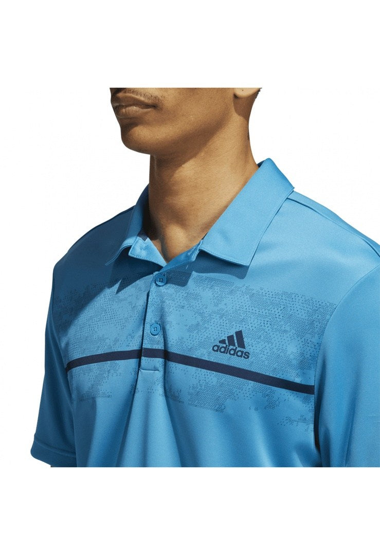 adidas Chest Print Golf Polo Shirt H36252