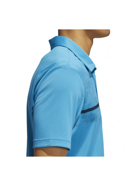 adidas Chest Print Golf Polo Shirt H36252