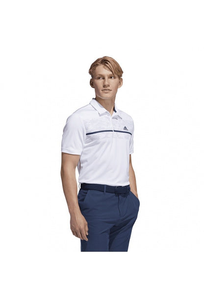 adidas Chest Print Golf Polo Shirt H36255