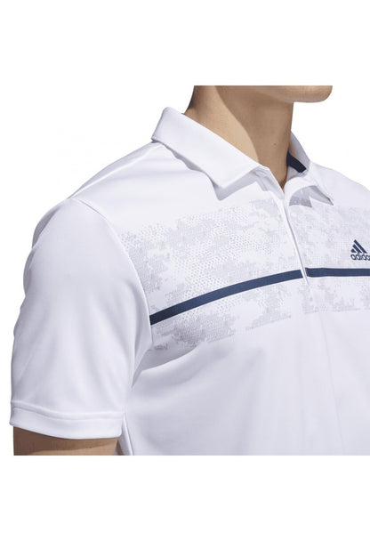 adidas Chest Print Golf Polo Shirt H36255