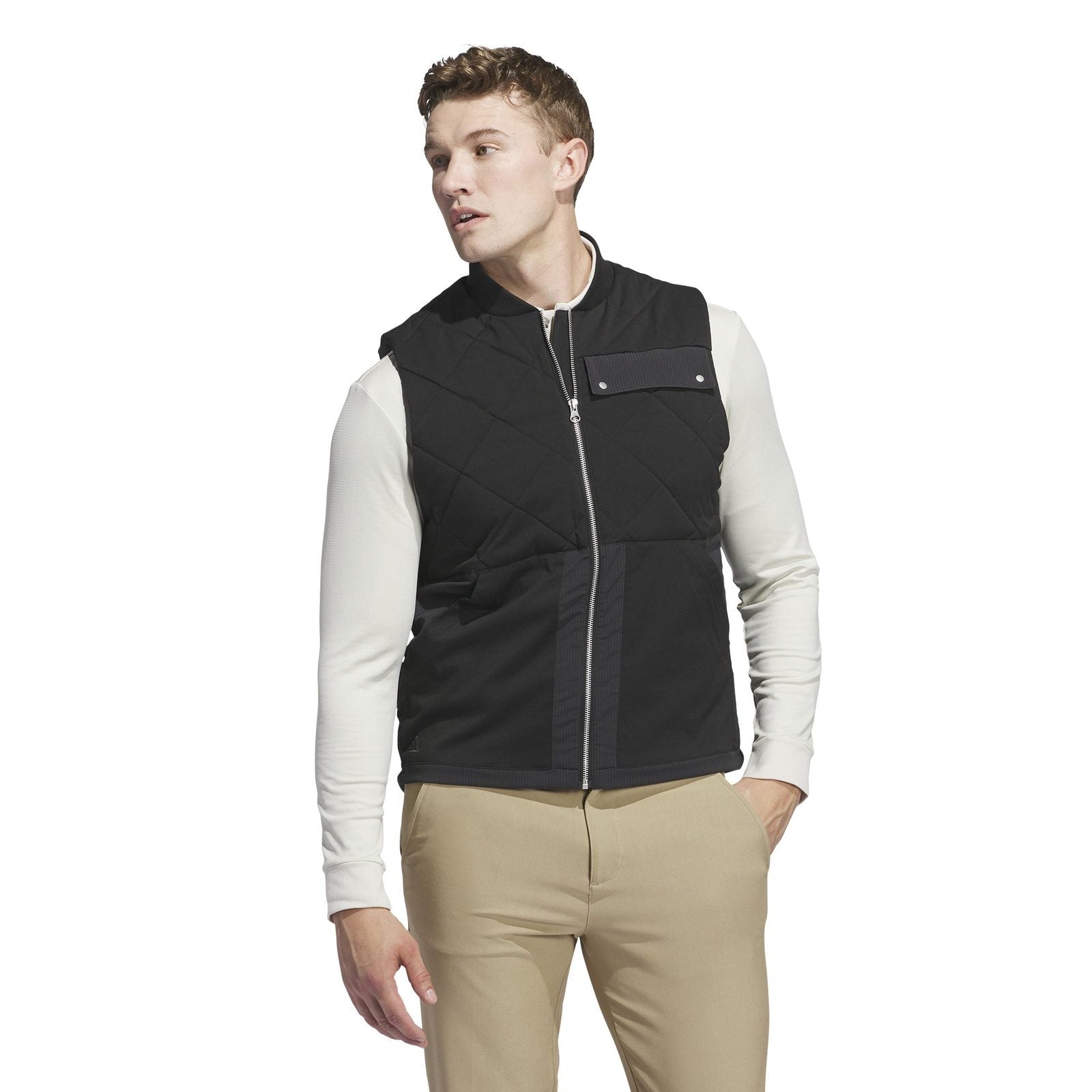 adidas Go-To Quilted FZ Golf Vest IL0580