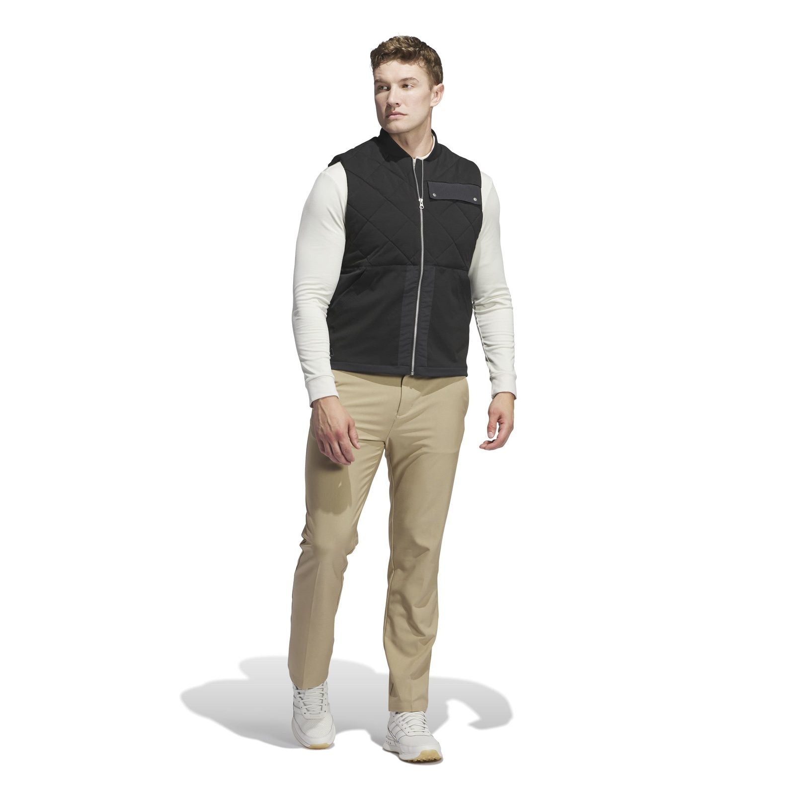 adidas Go-To Quilted FZ Golf Vest IL0580