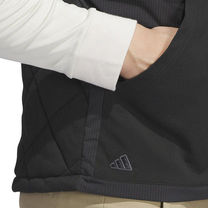 adidas Go-To Quilted FZ Golf Vest IL0580