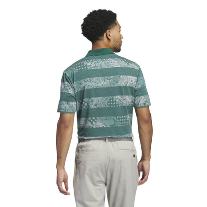 adidas Go-To Stripe Print Golf Polo IT2365