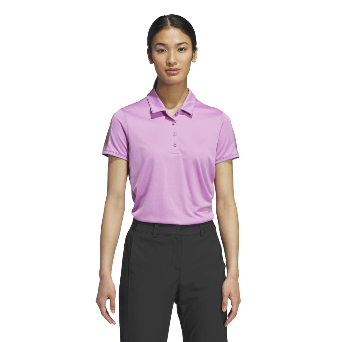 adidas Ladies Ultimate365 Solid Short Sleeve Golf Polo Shirt IZ1353