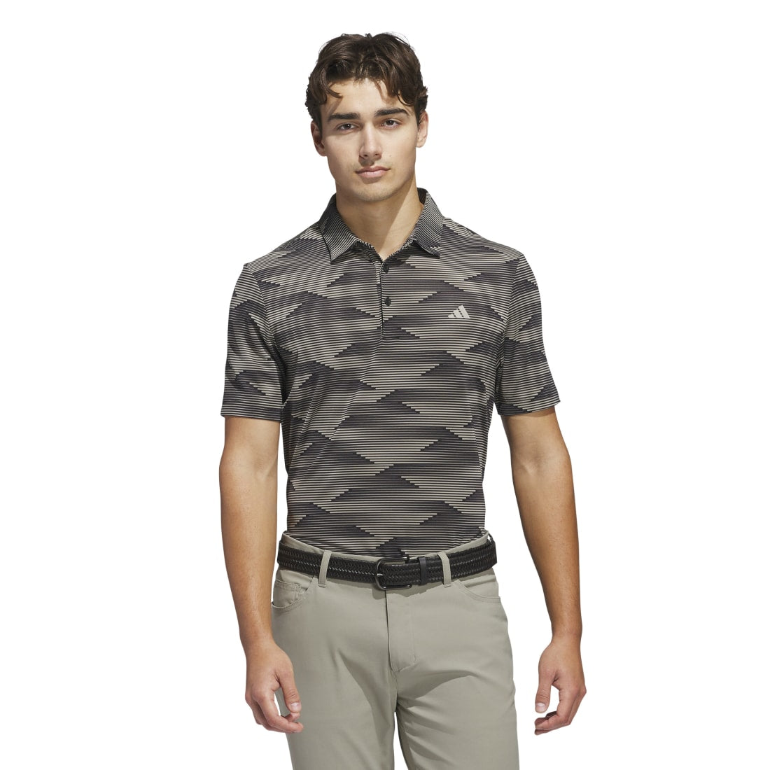 adidas Ultimate 365 Wave Print Golf Polo Shirt JF4900