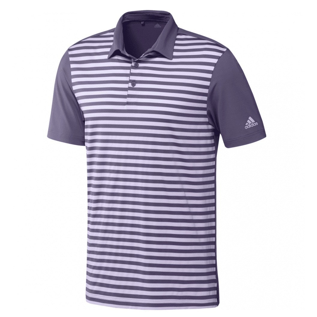 adidas Ultimate365 3-Colour Stripe Golf Shirt FJ9967